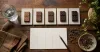 Five unbranded chocolate samples arranged from milk to dark for a home tasting