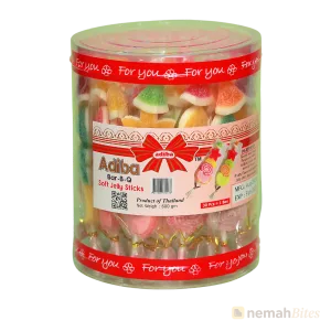 Adiba Bar -B -Q Soft Jelly Sticks Candy Thailand