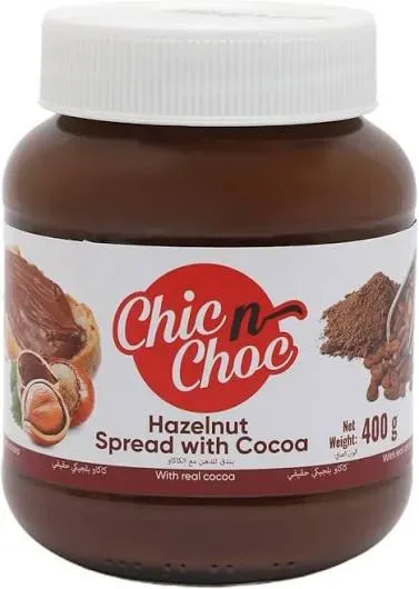 Chic n Choc Hazelnut Spread With Cocoa 1kg Chic n Choc Hazelnut Spread With Cocoa 1kg