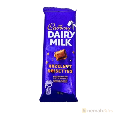 Cadbury Hazelnut Chocolate Bar 90g Cadbury Hazelnut Chocolate Bar 90g
