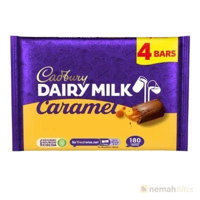 Cadbury Dairy Milk Chocolate 4X37g Caramel Cadbury Dairy Milk Chocolate 4X37g Caramel