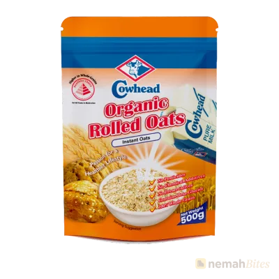 Cowhead Organic Rolled Oats 500g