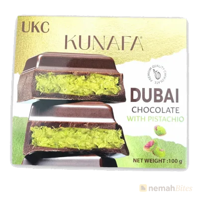 Dubai Pistachio With Kunafa Chocolate 100g