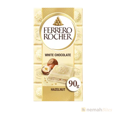 Ferrero Rocher Chocolate 90g White Chocolate Hazelnut