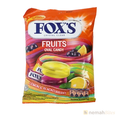Foxs Candy 125g Fruits Oval Foxs Candy 125g Fruits Oval