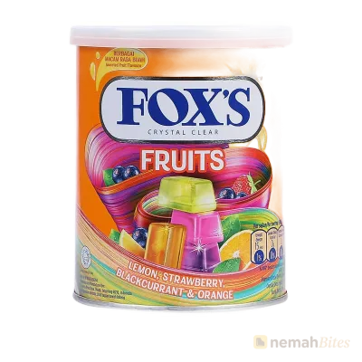 Foxs Crystal Clear 180g Fruits Foxs Crystal Clear 180g Fruits