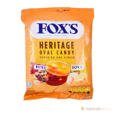 Foxs Heritage Oval Candy 125g Tamarind & Ginger Foxs Heritage Oval Candy 125g Tamarind & Ginger
