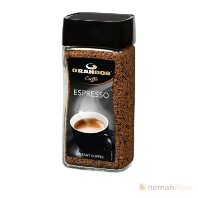 Grandos Caffe Espresso 100g Instant Coffee