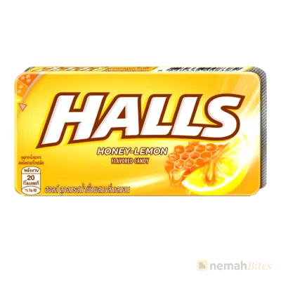Halls Candy 22.4g Honey Lemon Flavour