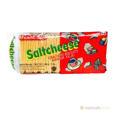 Khong Guan Salt Cheese Crackers Biscuits 200g Kraker Keju Khong Guan Salt Cheese Crackers Biscuits 200g Kraker Keju