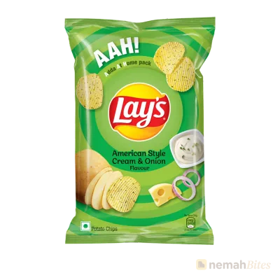 Lay’s Chips 82g Cream & Onion Pkt Lay’s Chips 82g Cream & Onion Pkt