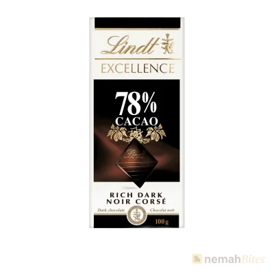 Lindt Chocolate bar 100g 78% Cacao