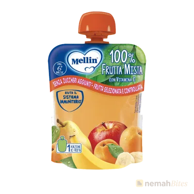 Mellin crescendo baby fruit 100% frutta 90g