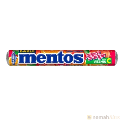 Mentos Candy 29g Peach Orange