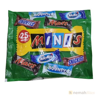 Minis X25 Mixed Chocolate 500g Minis X25 Mixed Chocolate 500g