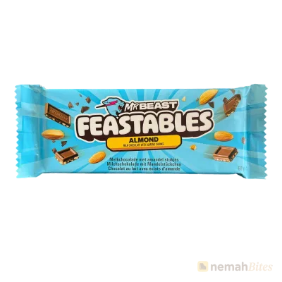 Mr Beast Chocolate 60g Feastables Almond Mr Beast Chocolate 60g Feastables Almond