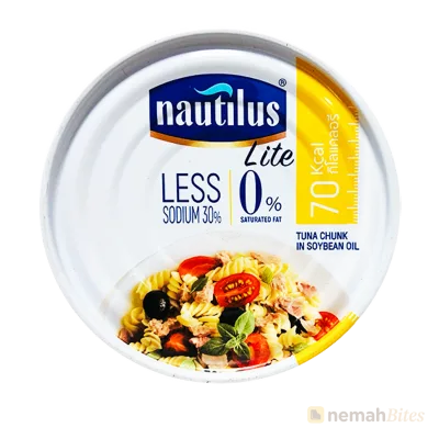 Nautilus Tuna 165g Lite Chunk in Soyabean Oil