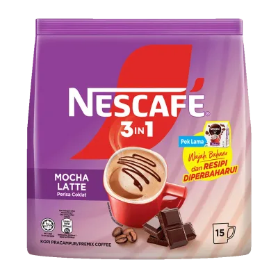 Nescafé Latte 3 In 1 Coffee 25g Mocha Nescafé Latte 3 In 1 Coffee 25g Mocha