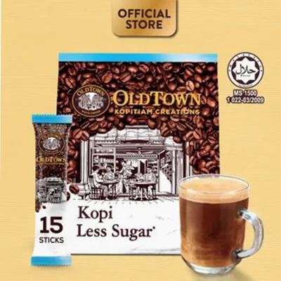 Old Town Kopi Less Suger 15 Stick 525g Old Town Kopi Less Suger 15 Stick 525g