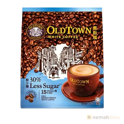 Old Town White Coffee 525g Less Sugar