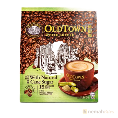 Old Town White Coffee 540g With Natural Cane Sugar