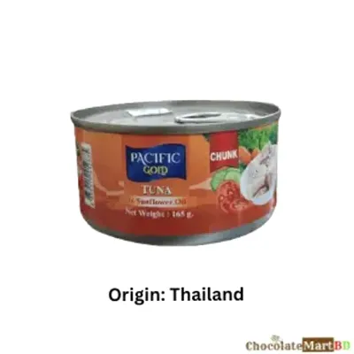 Pacific Gold Chunk Tuna 165g Sunflower Oil