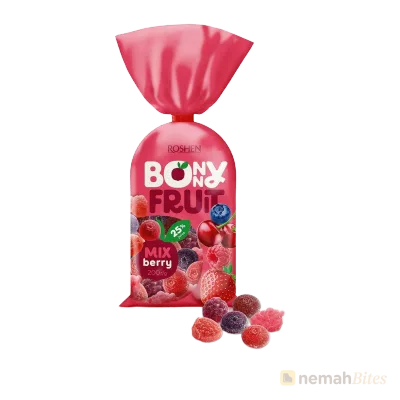 Roshen Bony Fruit Candy 200g Mix Berry Roshen Bony Fruit Candy 200g Mix Berry