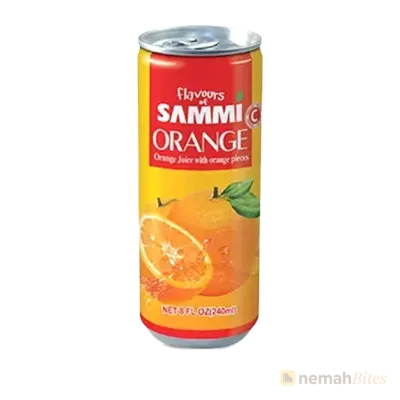 Sammy Orange Juice 240ml Can
