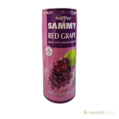 Sammy Red Grape Juice 240ml Can