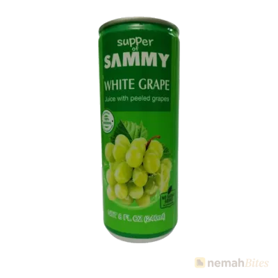 Sammy White Grape Juice 240ml Can