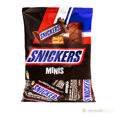 Snickers Minis Chocolate 198g 11X Snickers Minis Chocolate 198g 11X