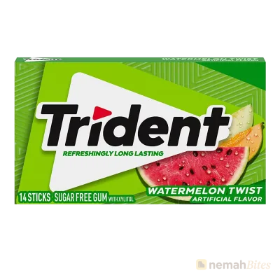 Trident Gum 14 Sticks Watermelon Twist Trident Gum 14 Sticks Watermelon Twist