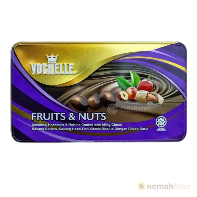 Vochelle Fruits & Nuts Chocolate 180g Milky Choco