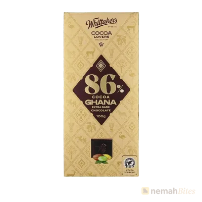 Whittakers Cocoa Ghana Extra Dark Chocolate 100g