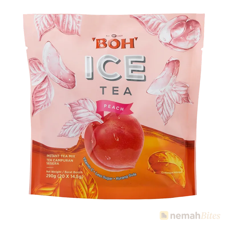 Boh Ice Tea Peach 290g Boh Ice Tea Peach 290g