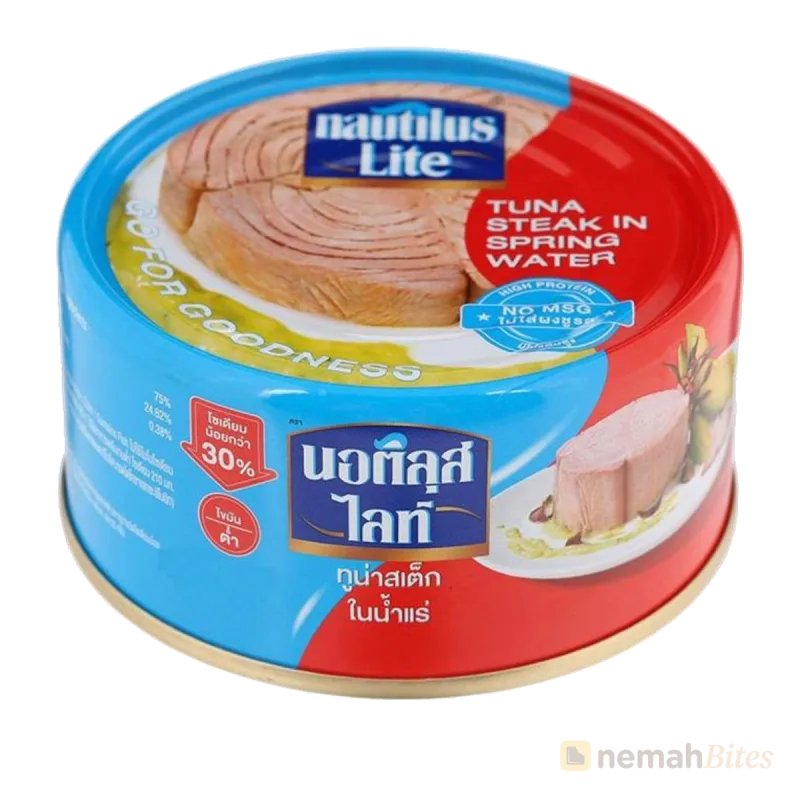 Nautilus Tuna 165g Lite Steak in Spring Water Nautilus Tuna 165g Lite Steak in Spring Water