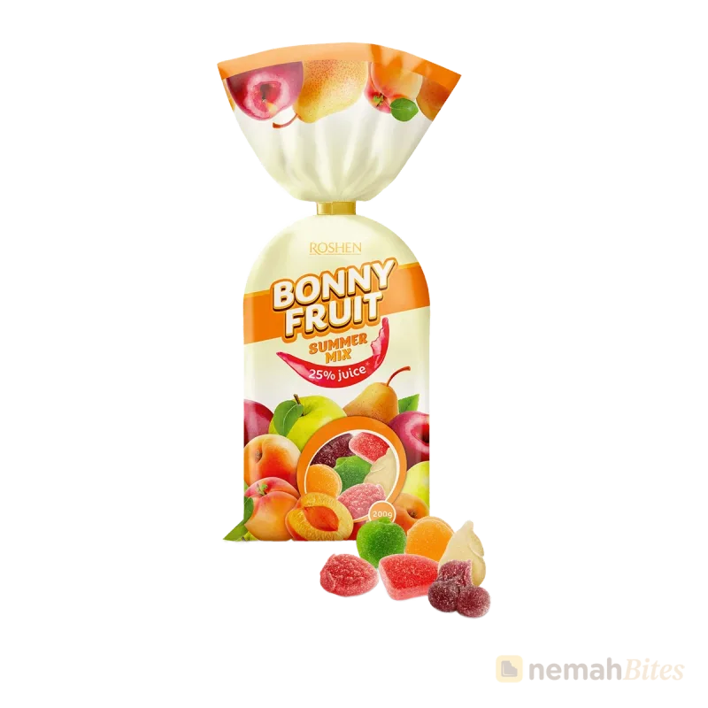 Roshen Bony Fruit Candy 200g Mix Summer Roshen Bony Fruit Candy 200g Mix Summer