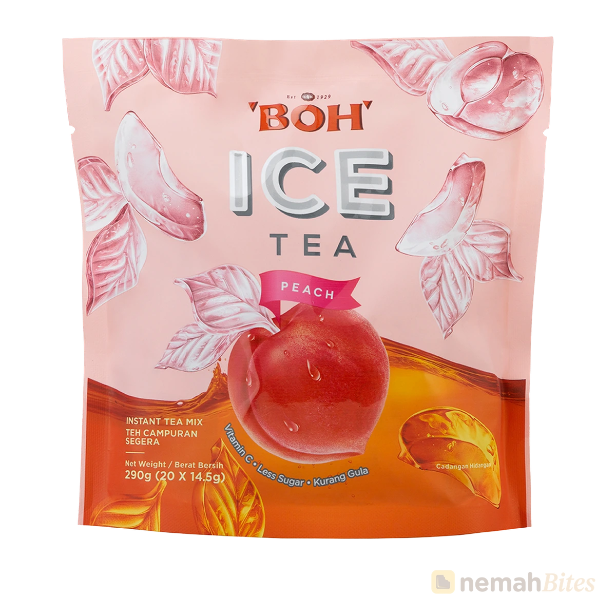 Boh Ice Tea Peach 290g Boh Ice Tea Peach 290g