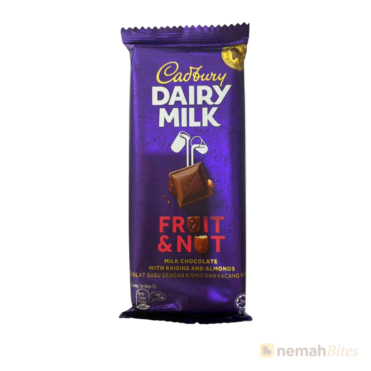 Cadbury Chocolate 130g Dairy Milk Fruit & Nut