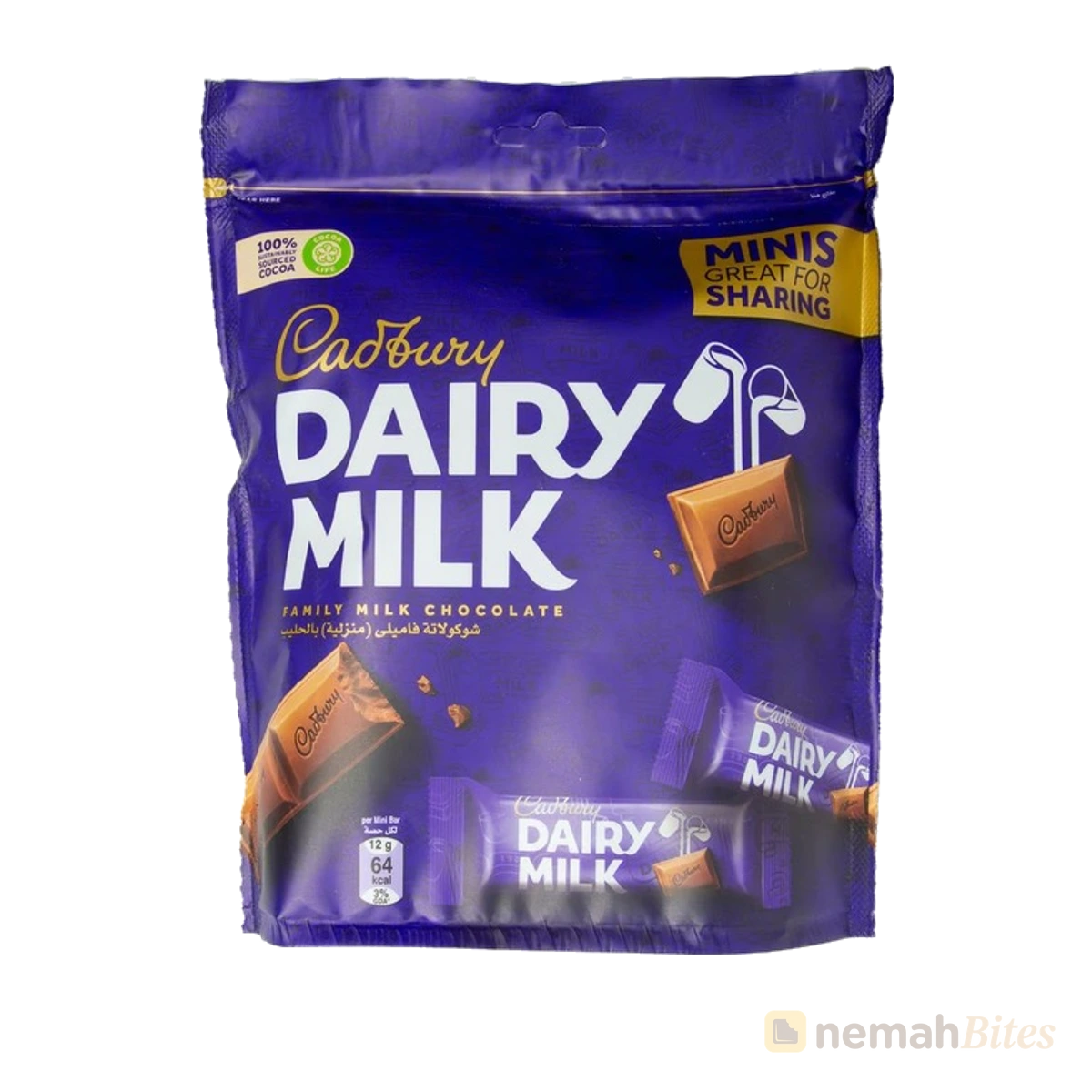 Cadbury Chocolate 168g Dairy Milk Family Pouch