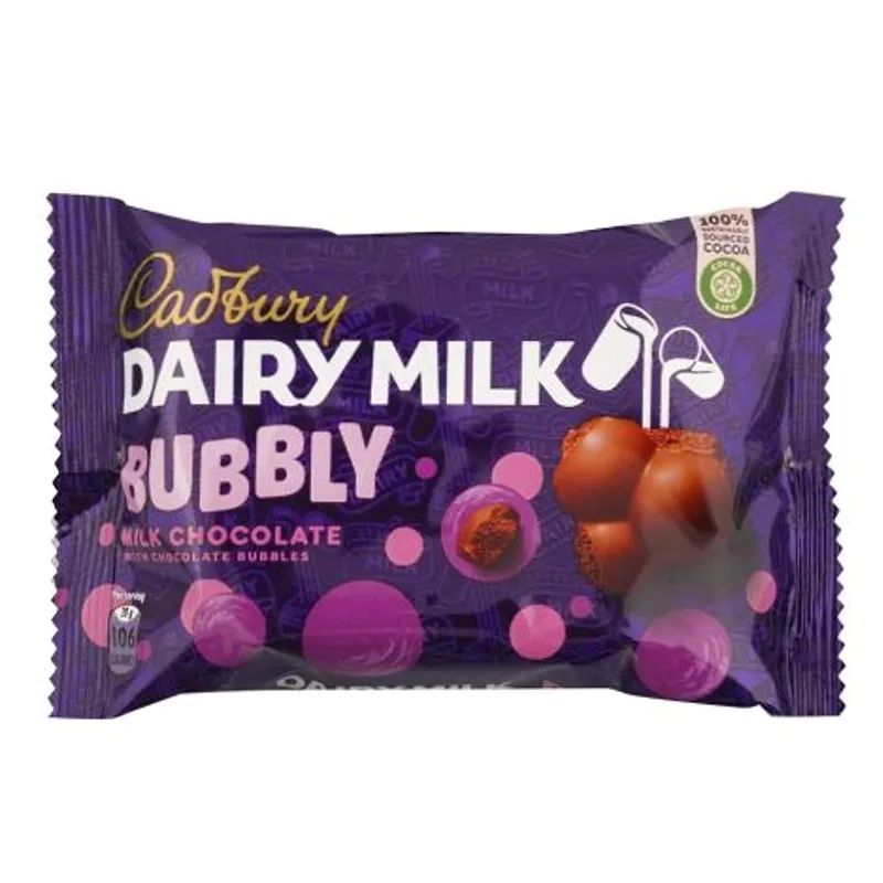 Cadbury Dairy Milk Bubbly 168g All Flavours