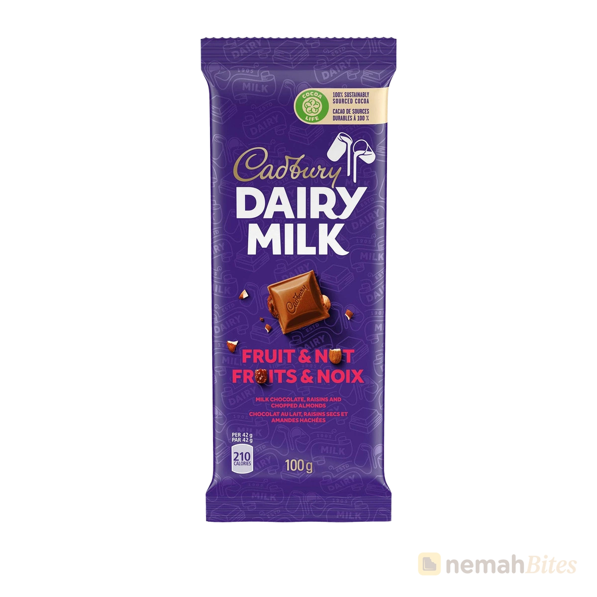 Cadbury Dairy Milk Fruit & Nut Chocolate 100g