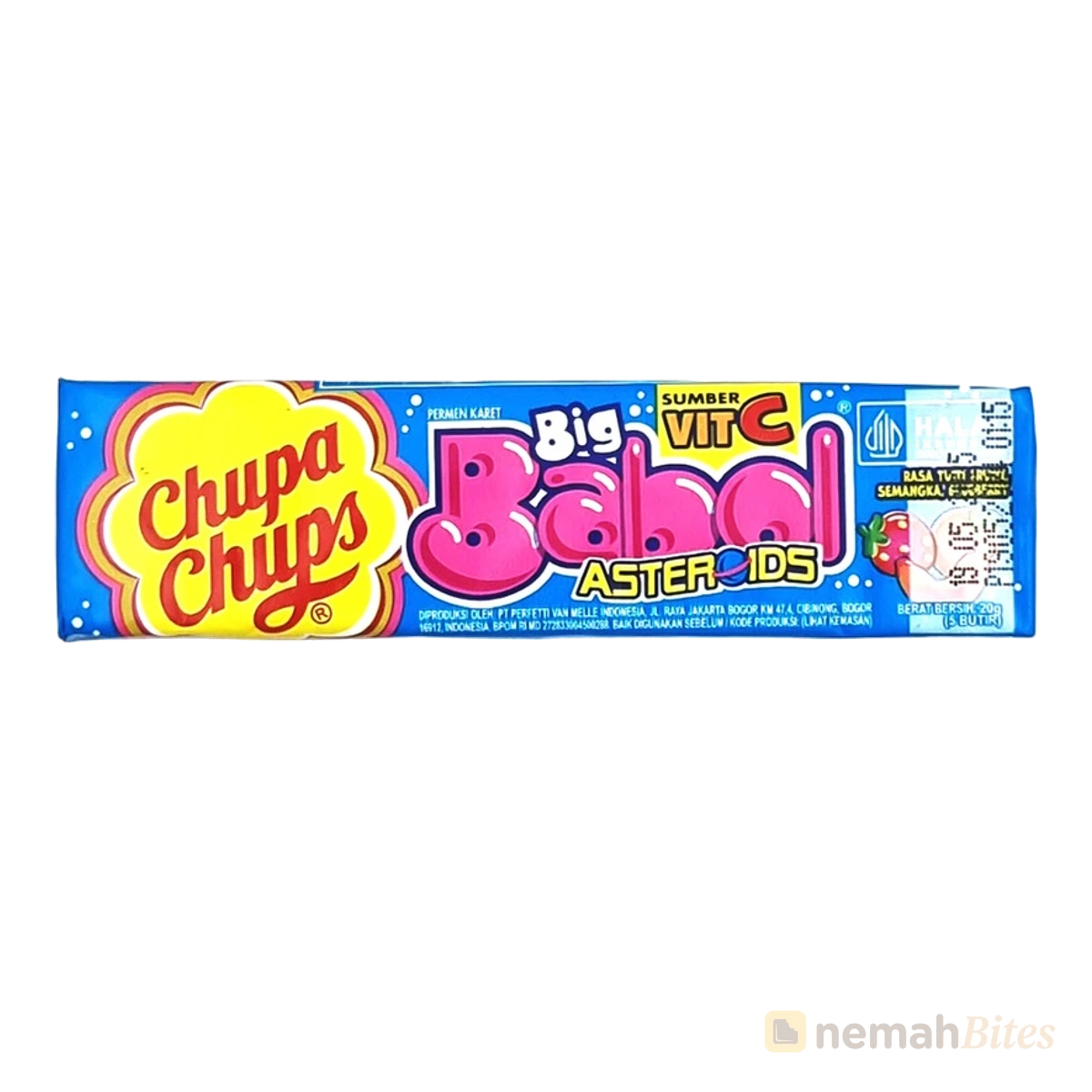 Chupa Chups Big Babol Gum 20g Rasa Tutti Frutti
