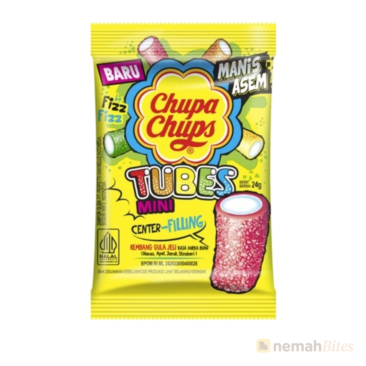 Chupa Chups Candy 24g Tubes Mini