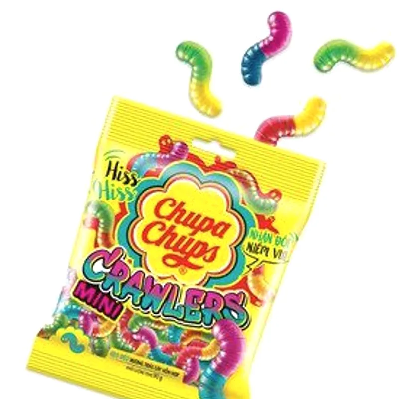 Chupa Chups Jelly Gum 160g Crawlers Mini