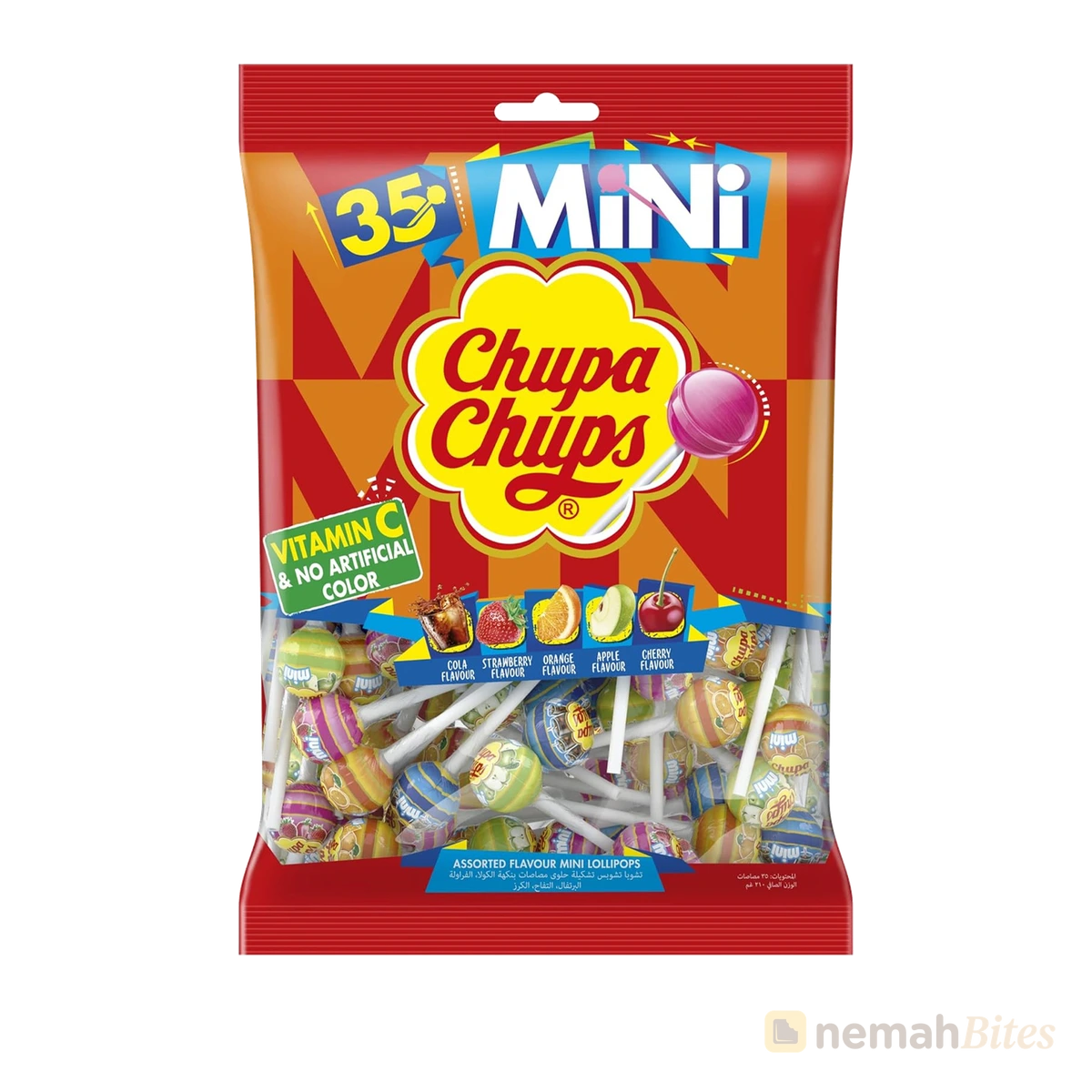 Chupa Chups Lollipop 210g 35 Units