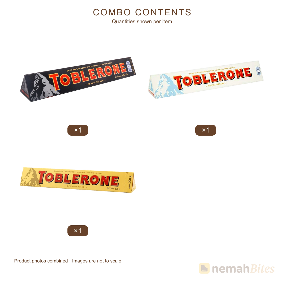 Toblerone Triple Box