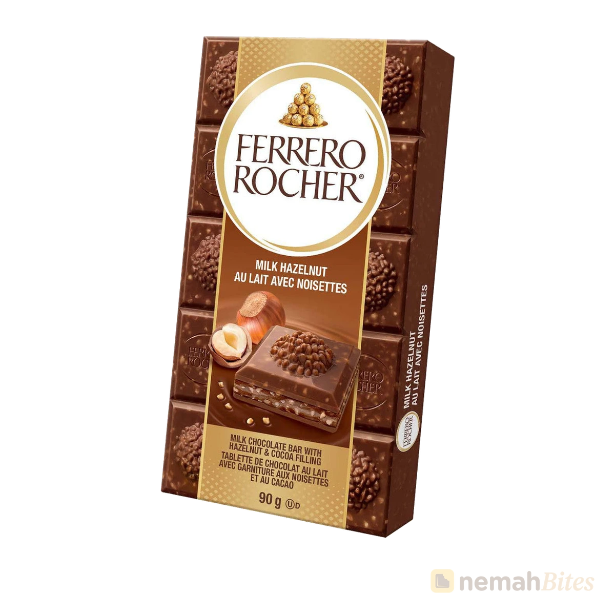 Ferrero Rocher Chocolate 90g Milk Chocolate Hazelnut
