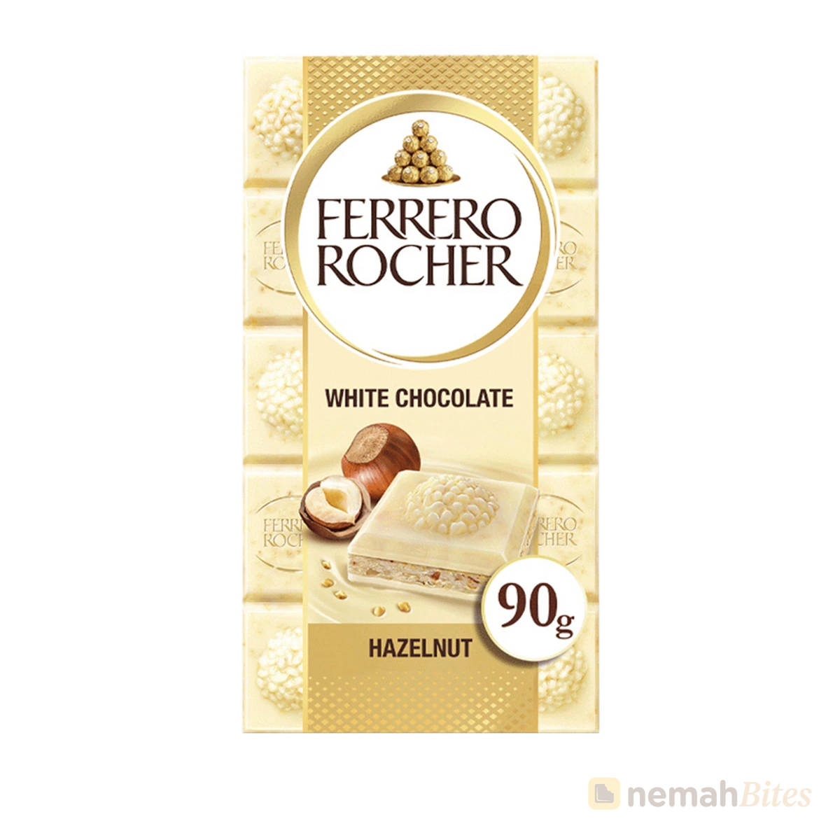 Ferrero Rocher Chocolate 90g White Chocolate Hazelnut