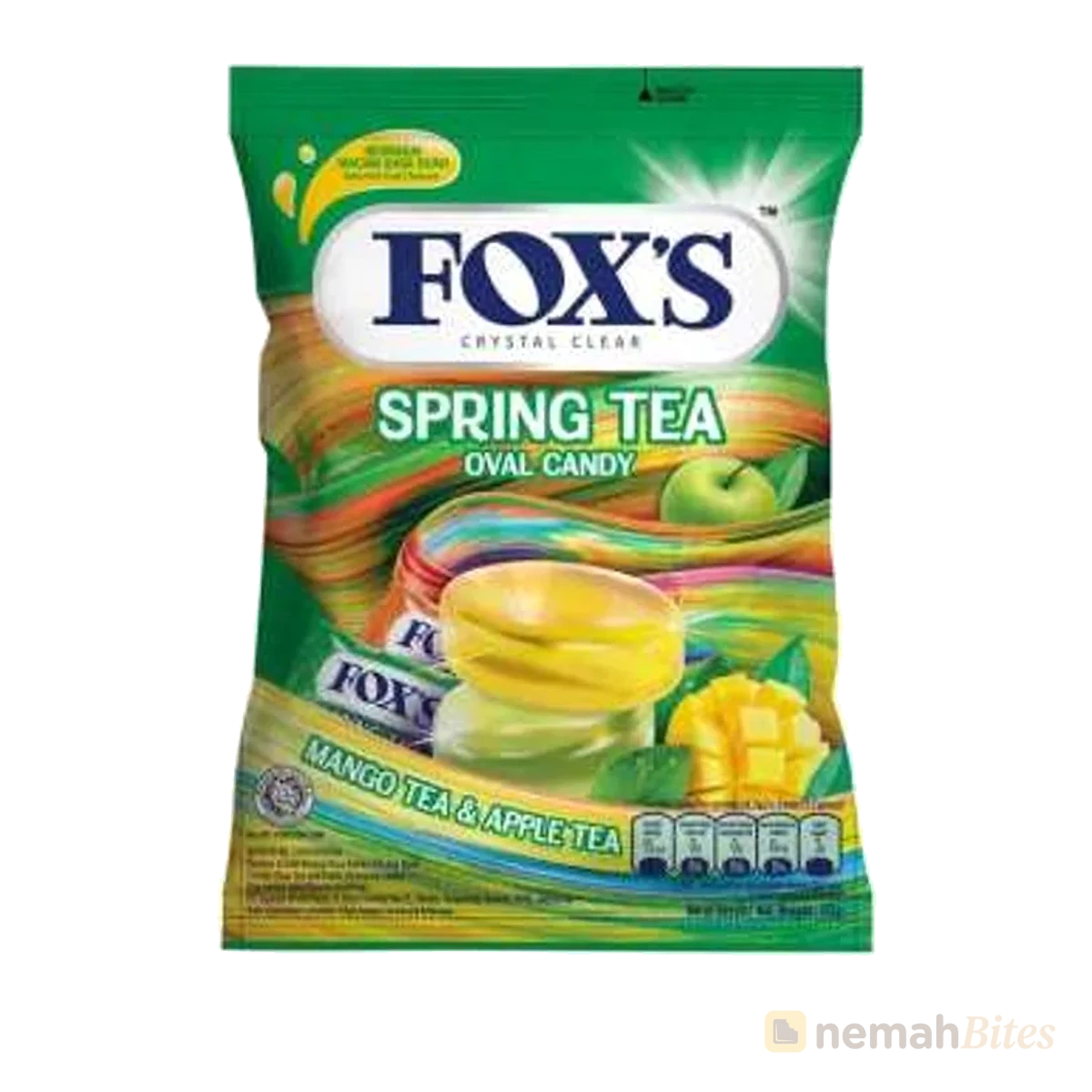 Foxs Spring Tea Candy 125g Mango Tea & Apple Tea Foxs Spring Tea Candy 125g Mango Tea & Apple Tea